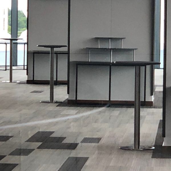 Half-Moon Tiered Buffet Tables