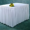 Shirred Gathered Table Skirting